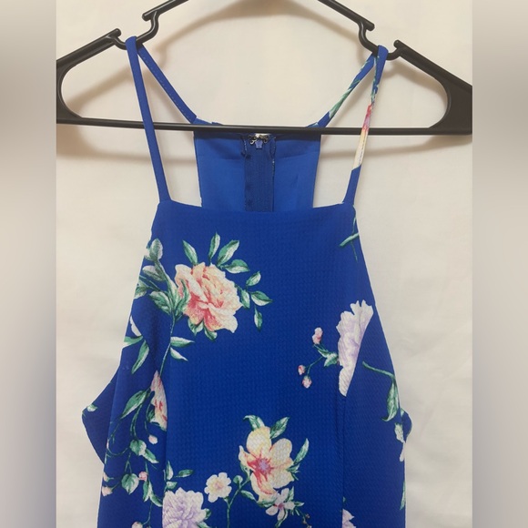 Altar’d State Everly Blue Floral Print Dress‎ Size Large - Picture 2 of 8